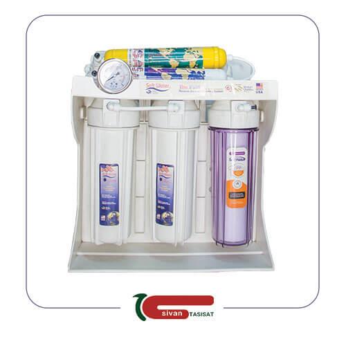 دستگاه تصفیه آب خانگی 6 مرحله ای صافت واتر SoftWater-RO6-M